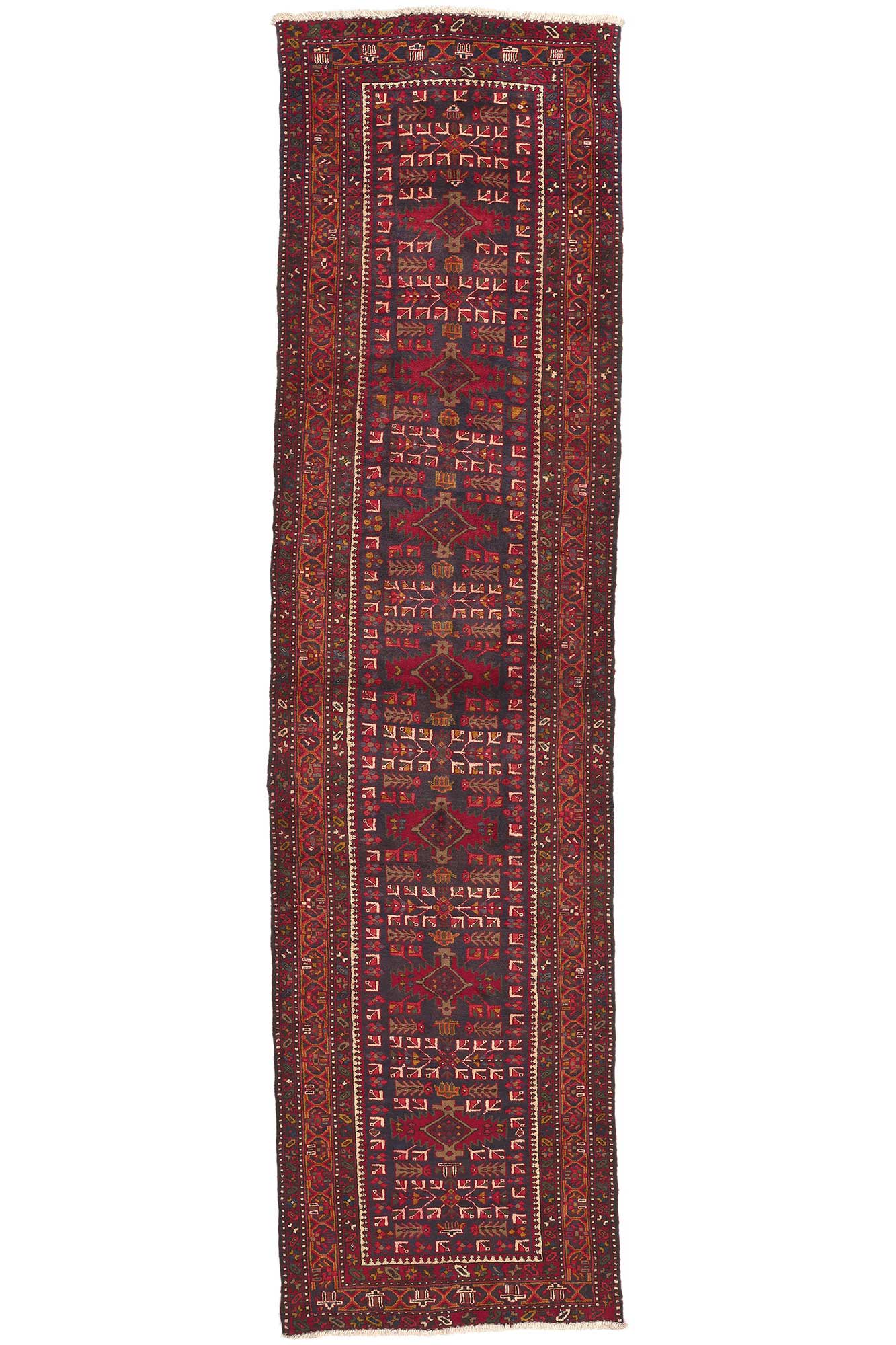 4 x 14 Antique Persian Heriz Rug 61254