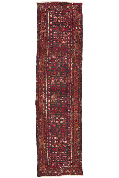 4 x 14 Antique Persian Heriz Rug 61254