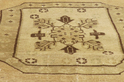 4 x 15 Vintage Turkish Oushak Rug 50146