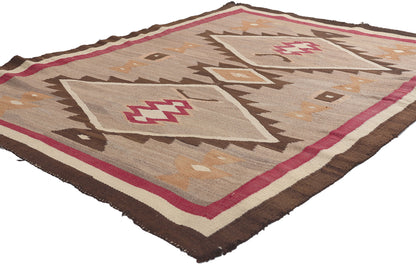 4 x 5 Antique Crystal Navajo Rug 78604