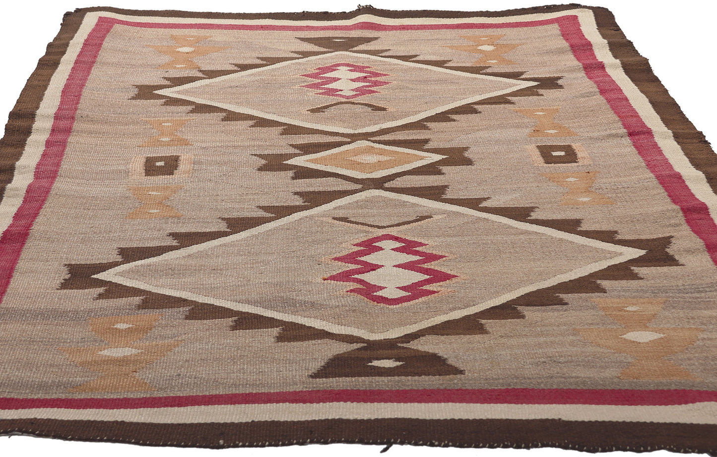 4 x 5 Antique Crystal Navajo Rug 78604