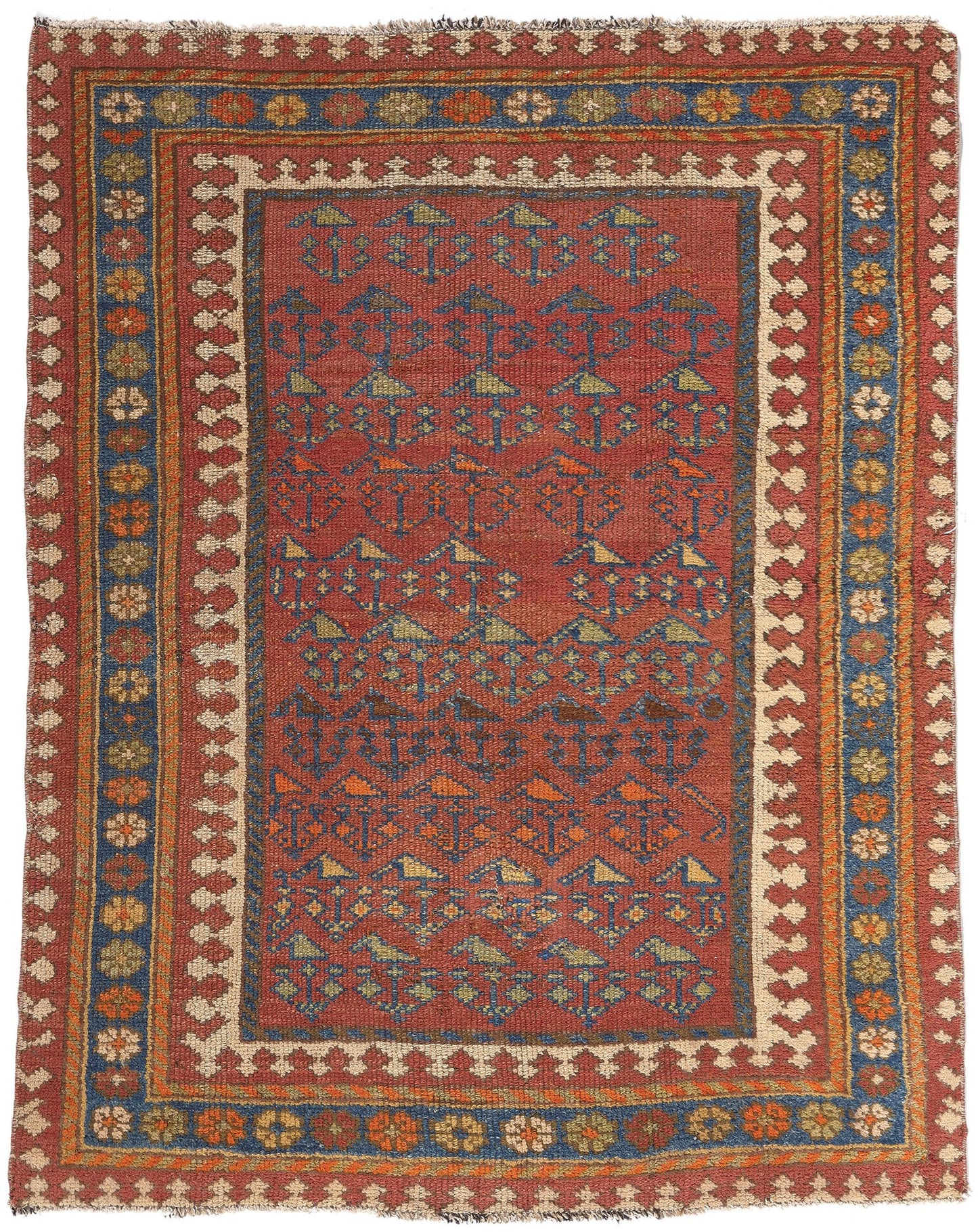 4 x 5 Antique Persian Malayer Rug 53720