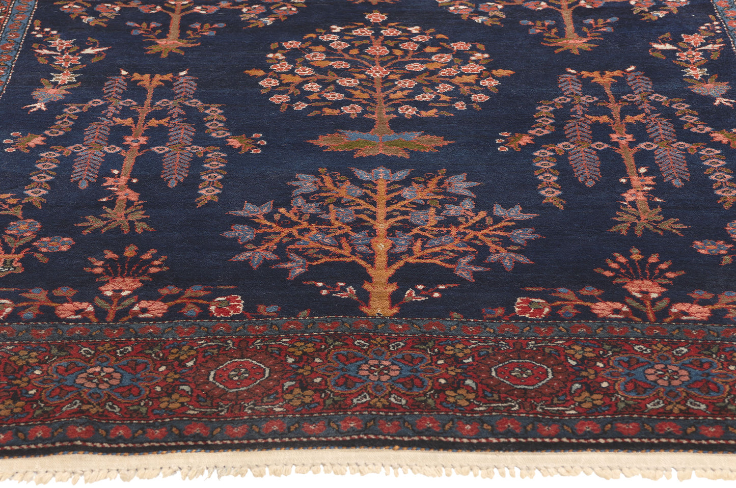 4 x 6 Antique Persian Sarouk Farahan Rug 78561