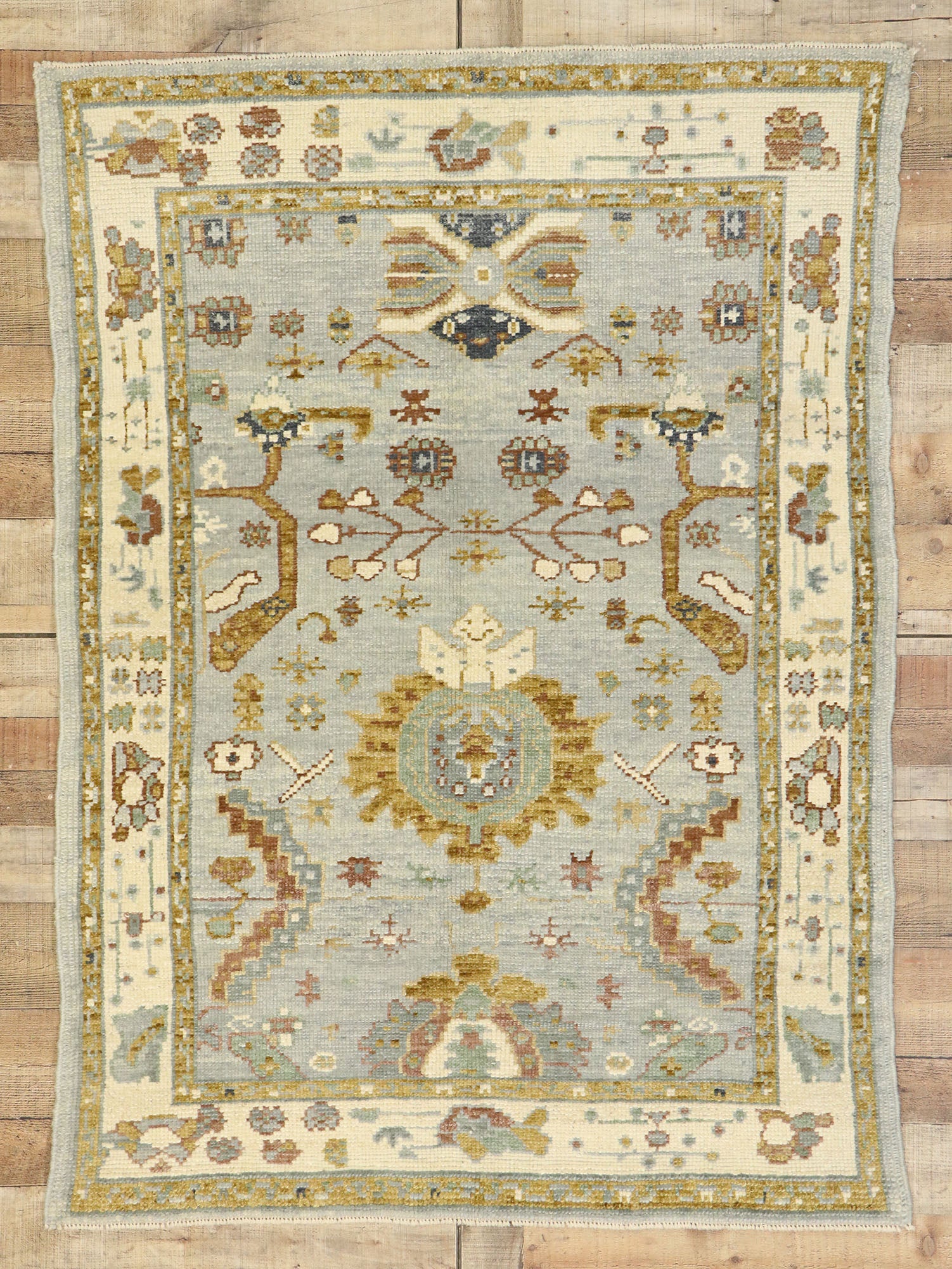 4 x 6 Turkish Oushak Rug 52950