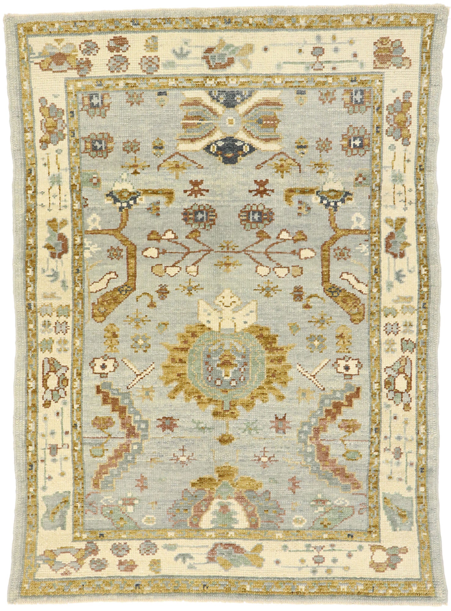 4 x 6 Turkish Oushak Rug 52950