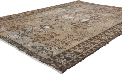 4 x 6 Antique Persian Bakhtiari Rug 78572