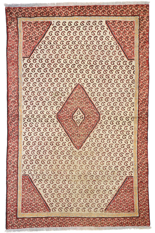 4 x 6 Vintage Persian Hamadan Rug 76260