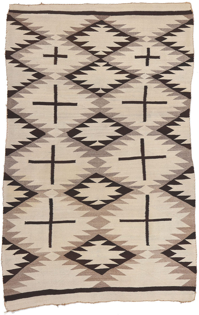 4 x 6 Antique Crystal Navajo Rug 78611