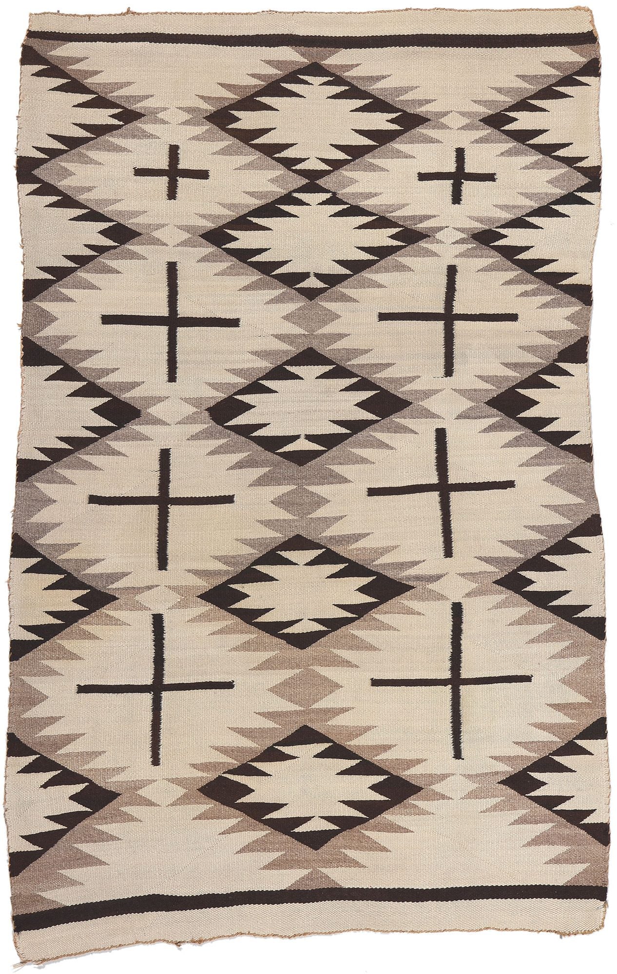 4 x 6 Antique Crystal Navajo Rug 78611