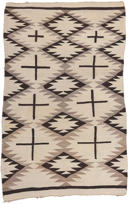 4 x 6 Antique Crystal Navajo Rug 78611