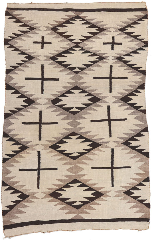 4 x 6 Antique Crystal Navajo Rug 78611