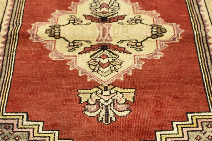 4 x 6 Vintage Turkish Oushak Rug 73845
