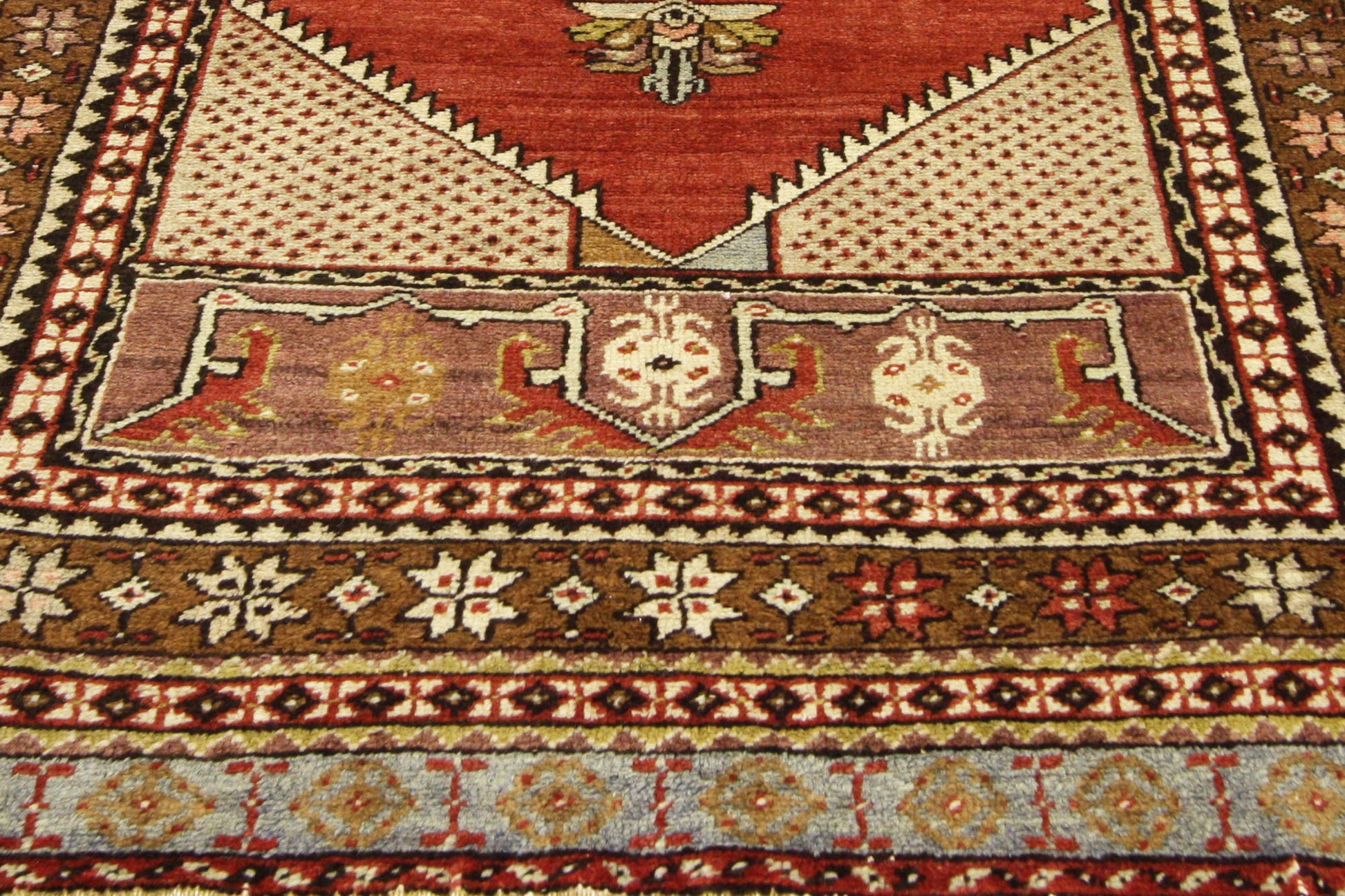 4 x 6 Vintage Turkish Oushak Rug 73848