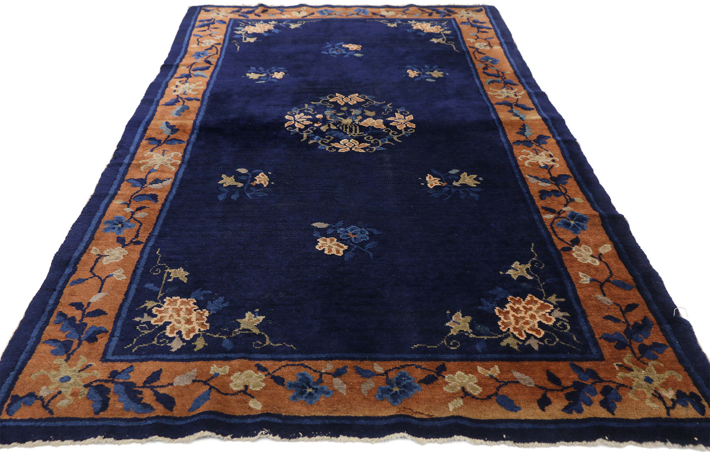 4 x 7 Antique Chinese Peking Rug 74478