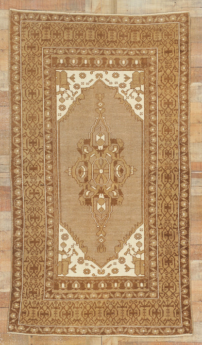 4 x 7 Vintage Turkish Oushak Rug 52958