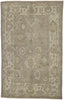 4 x 7 Earth-Tone Turkish Oushak Rug 53597