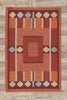 4 x 7 Kerstin Persson Vintage Swedish Rollakan Rug 74942