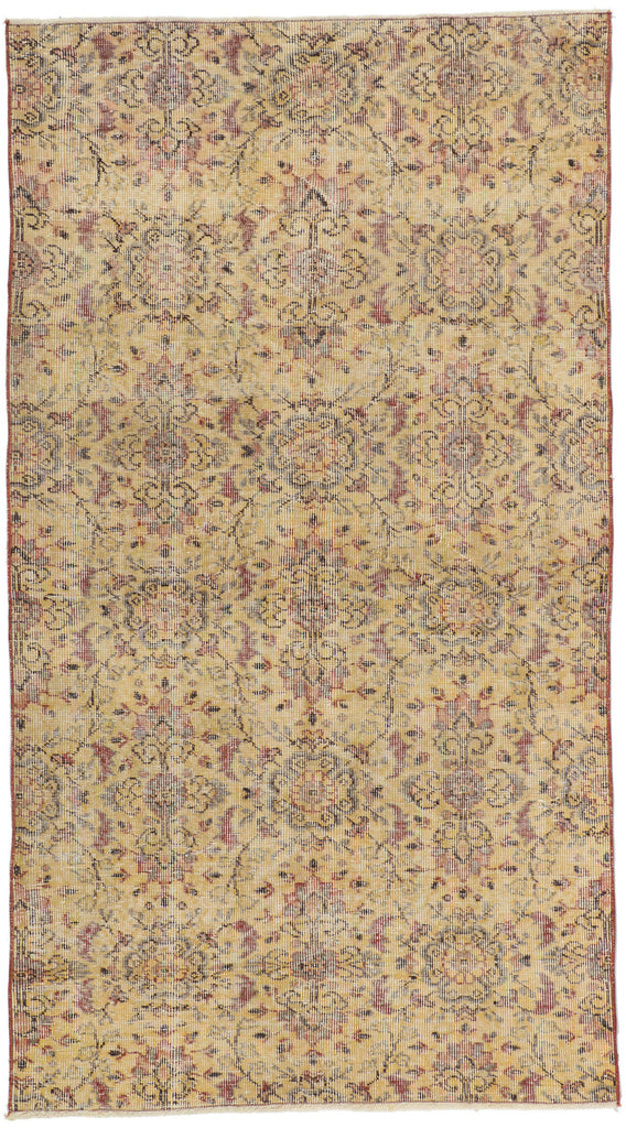 4 x 7 Vintage Turkish Sivas Rug 52590