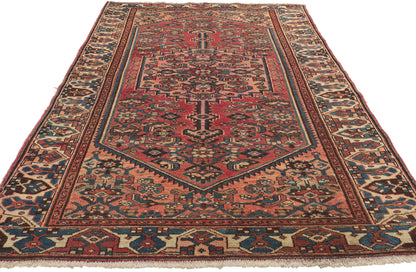 4 x 7 Vintage Persian Hamadan Rug 75235