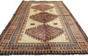 4 x 7 Vintage Persian Tribal Shiraz Rug 75070