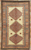 4 x 7 Vintage Persian Tribal Shiraz Rug 75070