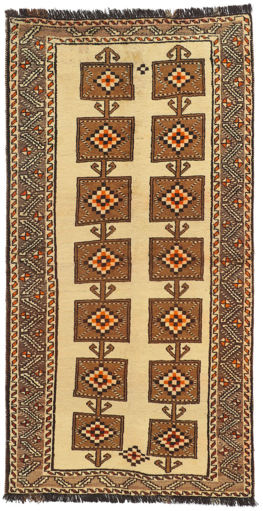 4 x 7 Vintage Persian Shiraz Rug 76548
