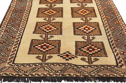 4 x 7 Vintage Persian Shiraz Rug 76548