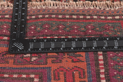 4 x 8 Antique Persian Kurdish Rug 73113