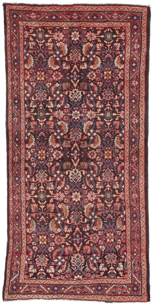 4 x 8 Vintage Persian Mahal Rug 61241