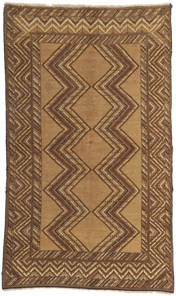 4 x 8 Vintage Persian Semnan Rug 75143