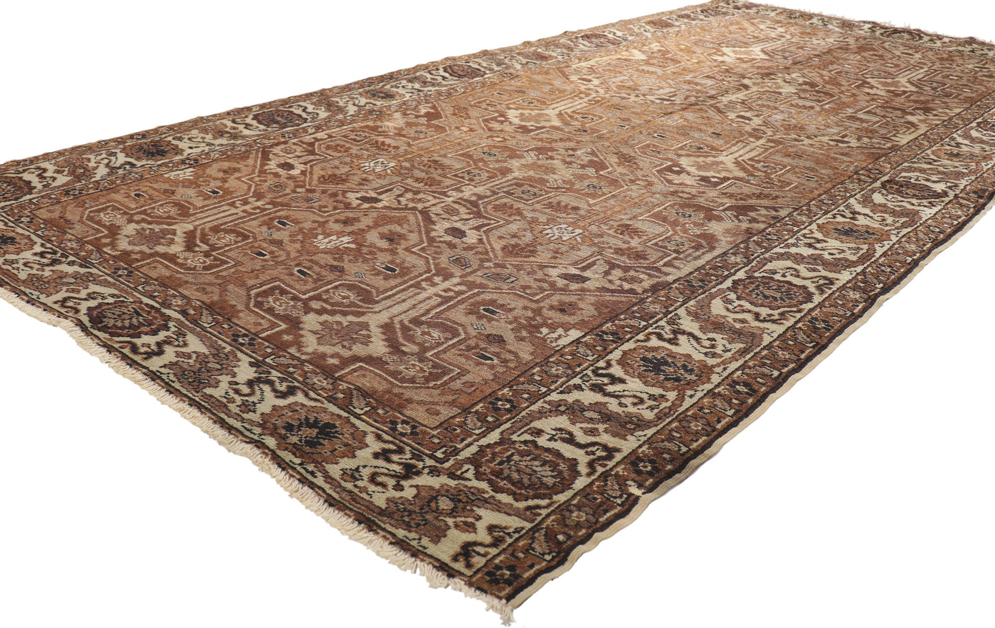 4 x 8 Vintage Turkish Sivas Rug 73808