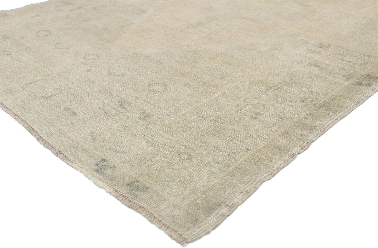 4 x 8 Vintage Turkish Oushak Rug 52676