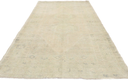 4 x 8 Vintage Turkish Oushak Rug 52676