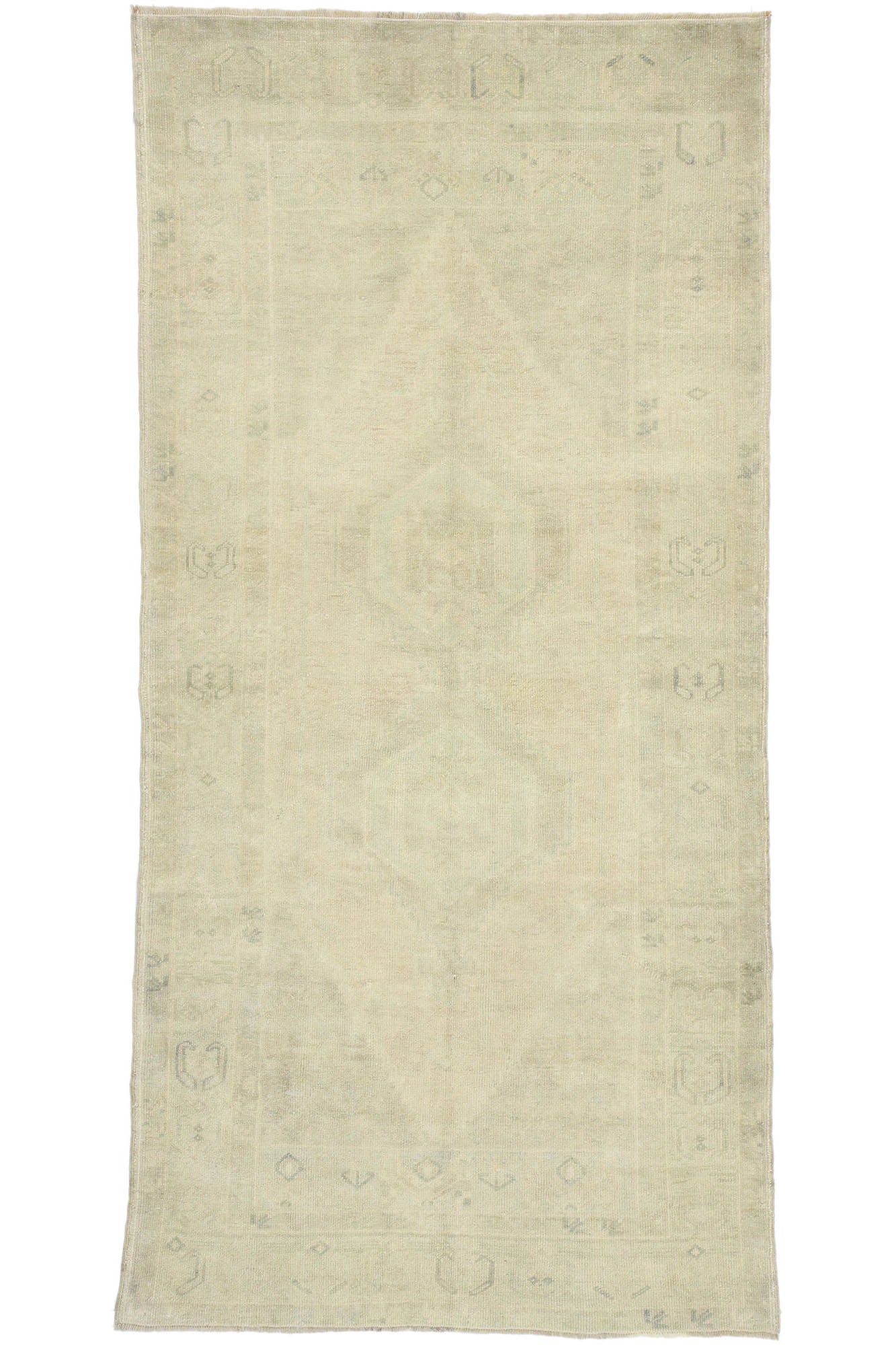 4 x 8 Vintage Turkish Oushak Rug 52676