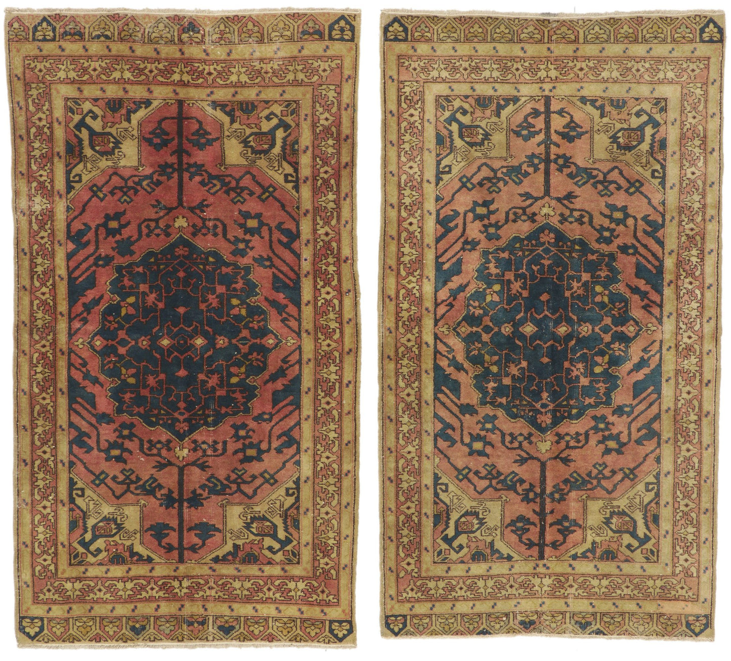 4 x 8 Vintage Turkish Sivas Rug 51229