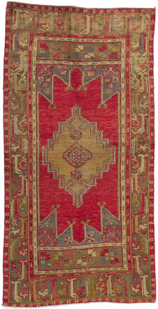 4 x 8 Vintage Turkish Oushak Rug 51165