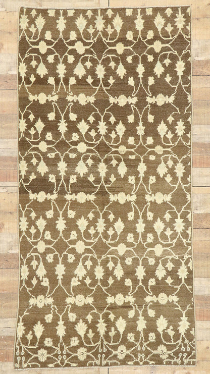 4 x 8 Vintage Turkish Oushak Rug 52991