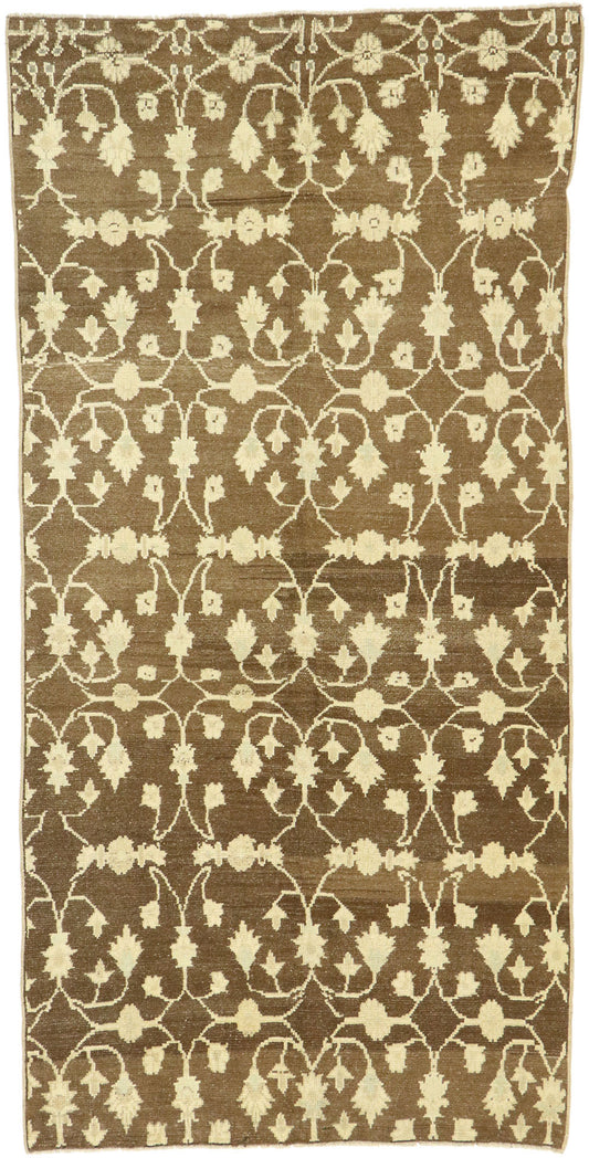 4 x 8 Vintage Turkish Oushak Rug 52991