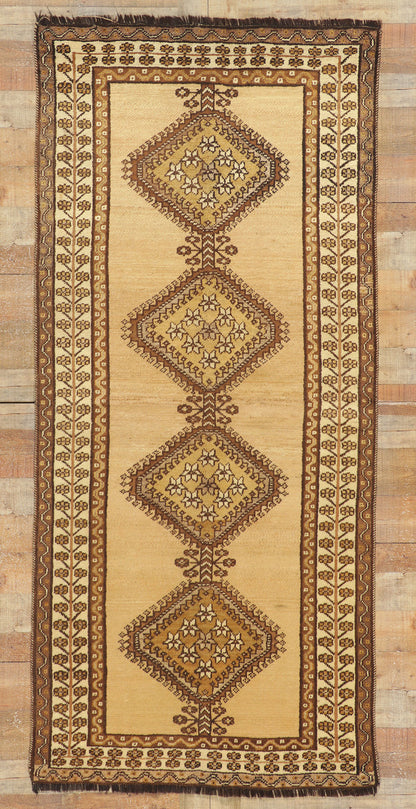 4 x 9 Vintage Persian Shiraz Rug 75056