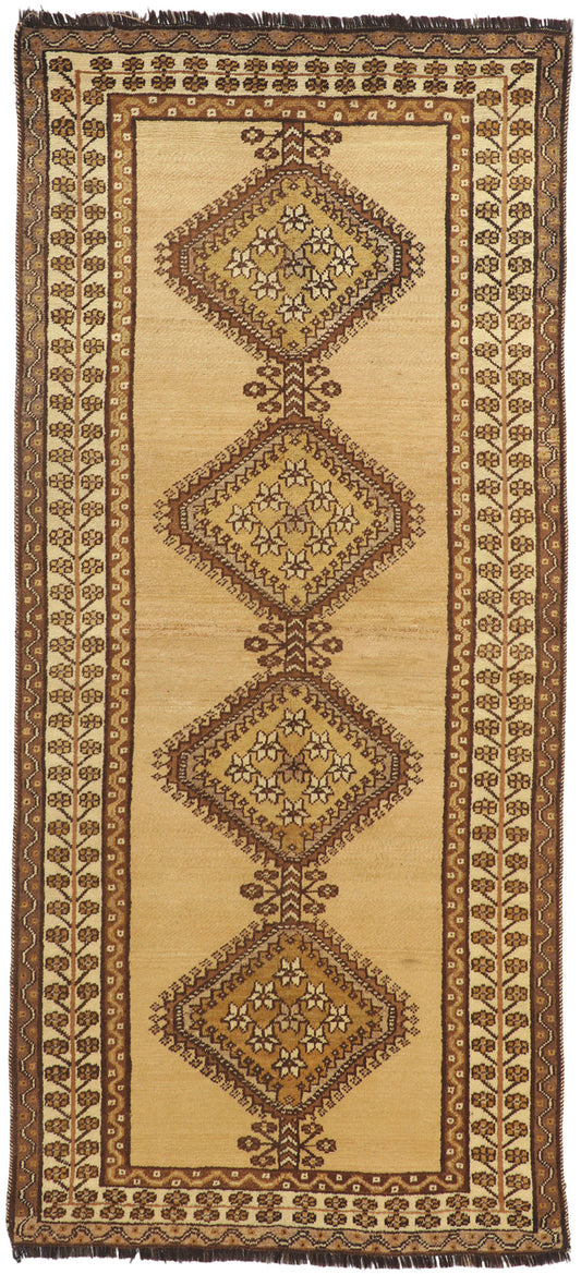 4 x 9 Vintage Persian Shiraz Rug 75056