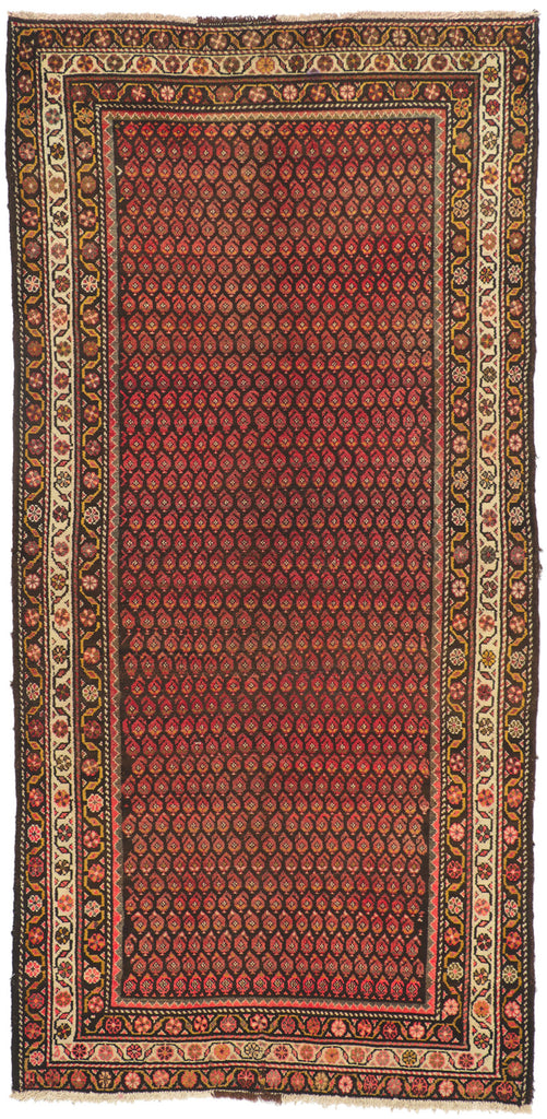 4 x 9 Vintage Persian Malayer Rug 75216