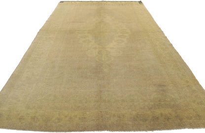 4 x 9 Vintage Turkish Oushak Rug 51030