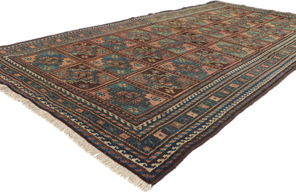 4 x 9 Vintage Persian Shiraz Rug 76432
