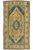 5 x 10 Vintage Turkish Oushak Rug 74096