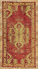 5 x 10 Vintage Turkish Oushak Rug 51727
