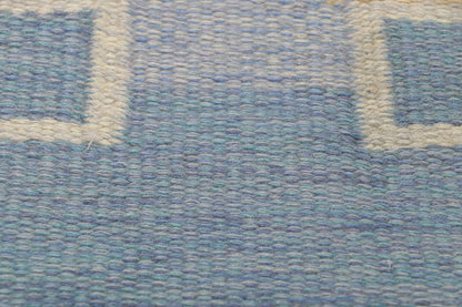5 x 7 Vintage Swedish Kilim Rollakan Rug 78497