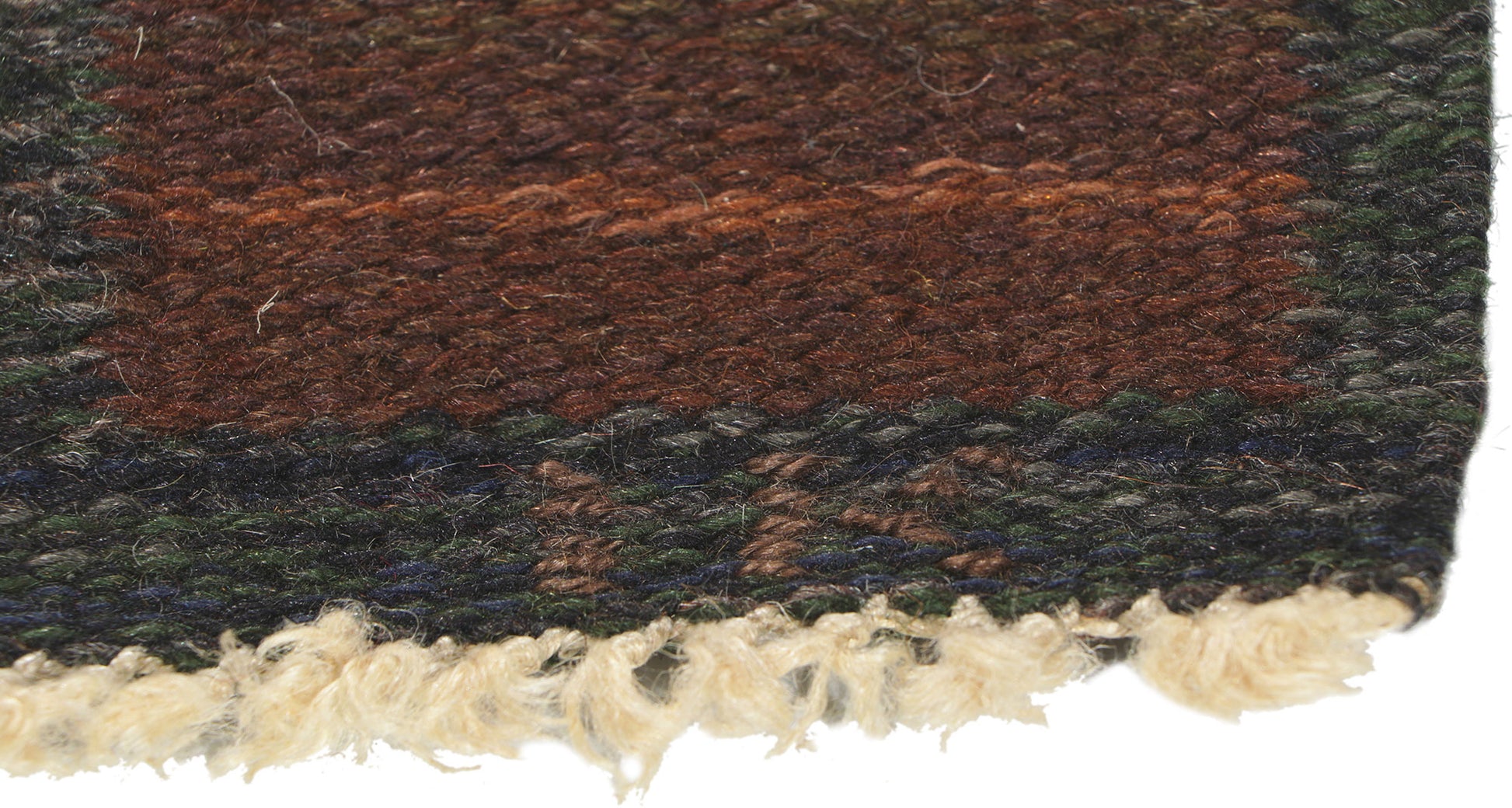 5 x 7 Irma Kronlund Vintage Swedish Rollakan Rug 78485