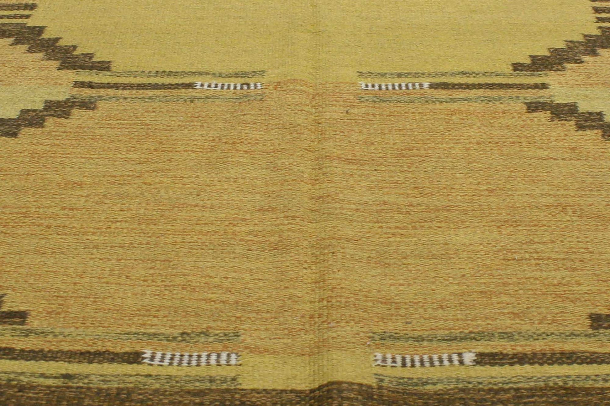 5 x 8 Ingegerd Silow Vintage Swedish Rollakan Rug 77034