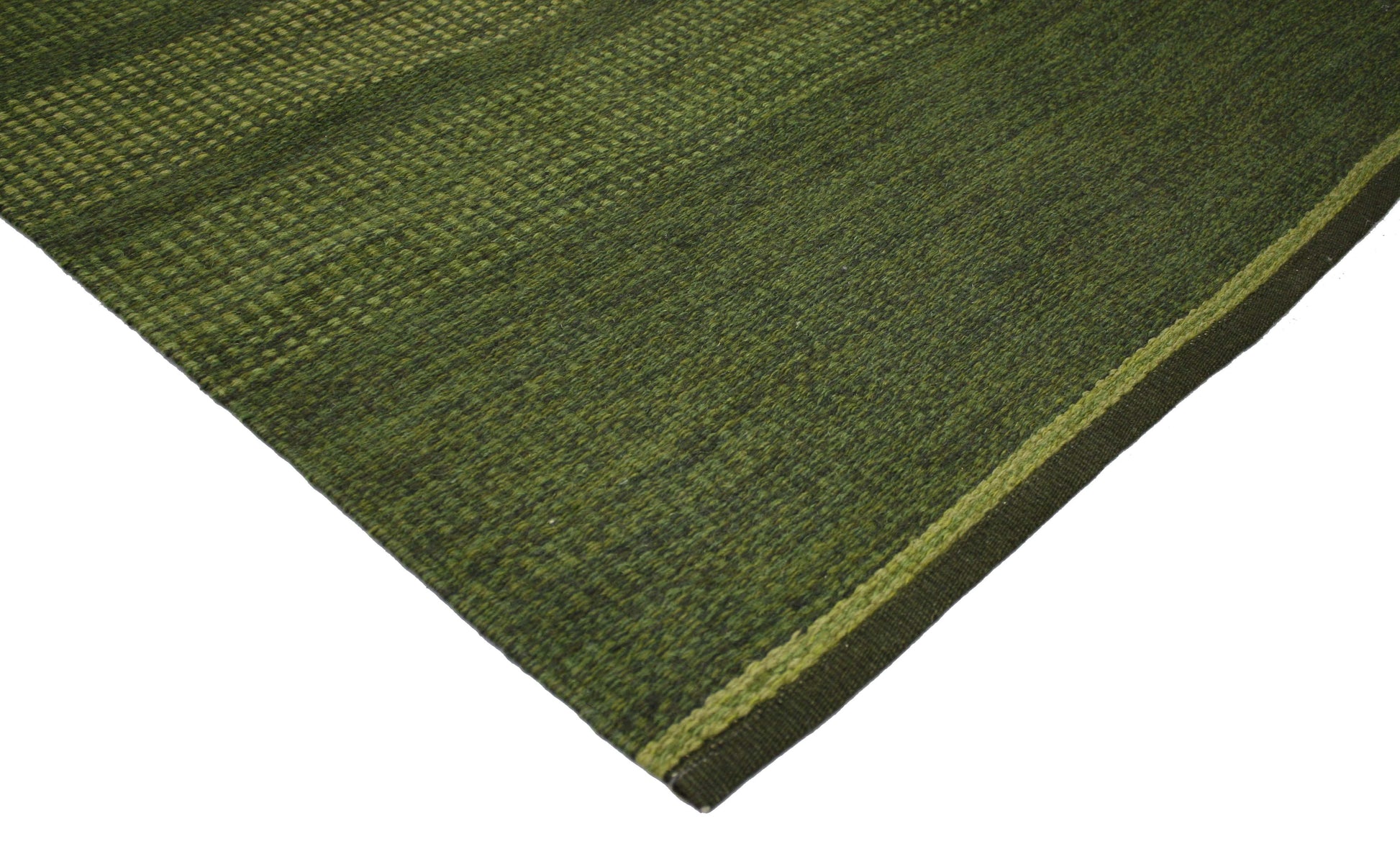 5 x 8 Vintage Green Swedish Rollakan Rug 76643