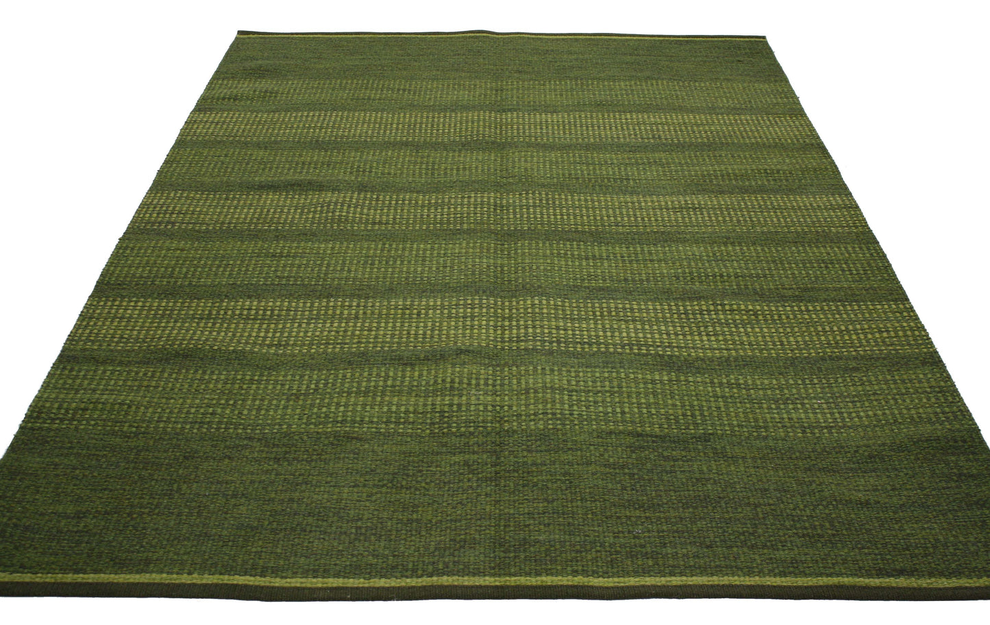 5 x 8 Vintage Green Swedish Rollakan Rug 76643